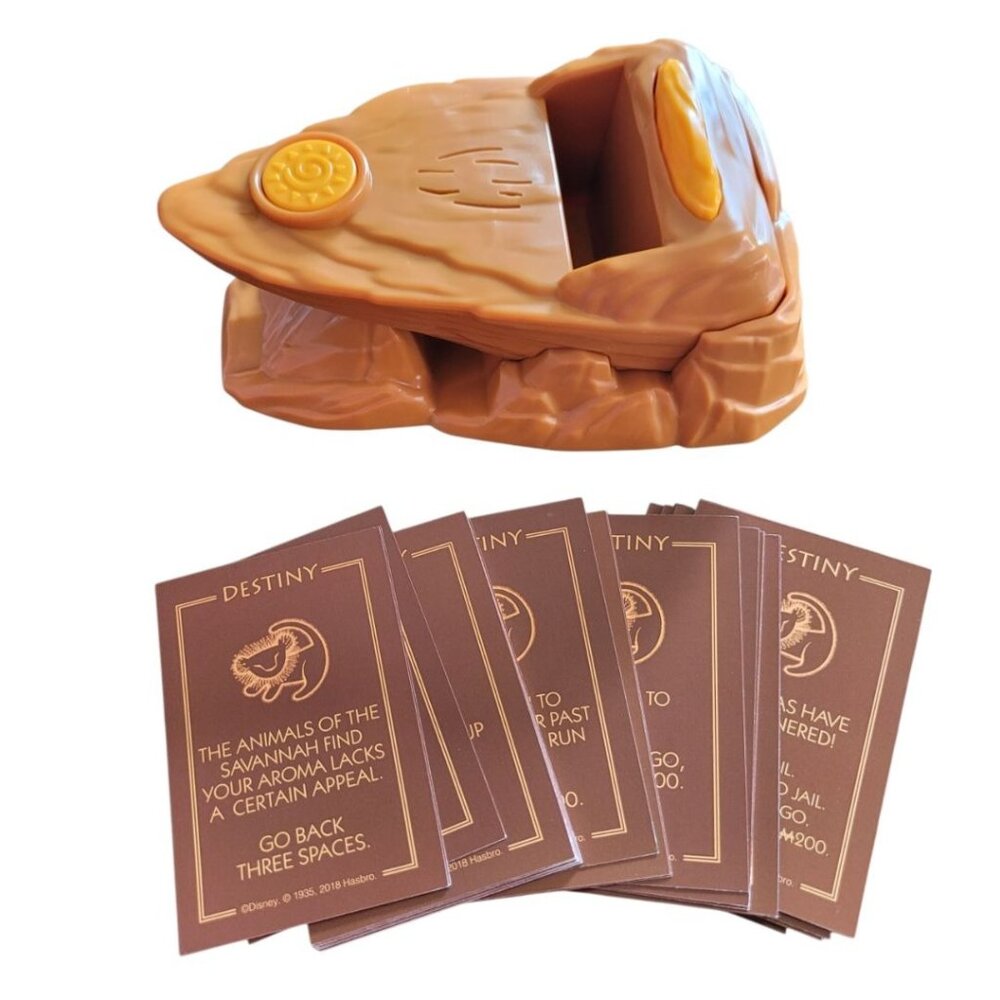 Lion King Monopoly Game Replacement Piece Pride Rock Sound Card Holder‎ Chance